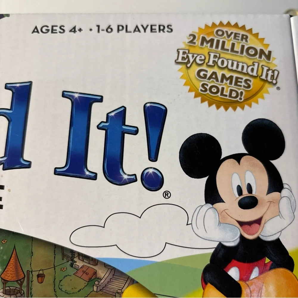 Ravensburger World of Disney Eye Found It Game Hidden Pictures 6 Foot Board!